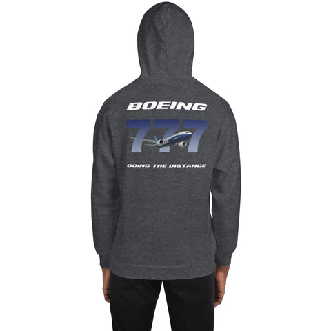 Flight Crew, Boeing 777 Going The Distance Men's Hoodie