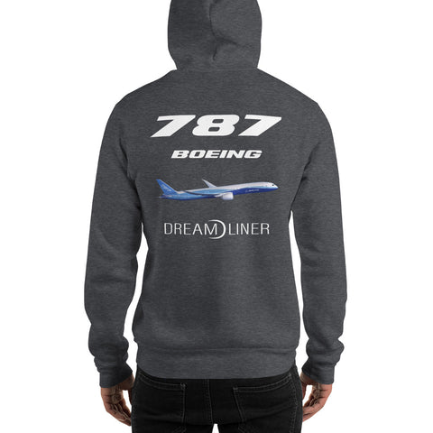 Tech-Ops Aircraft Maintenance, Boeing 787 Dreamliner Men's Hoodie