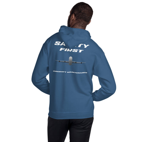 Fleet Service, Safety First Aircraft Maintenance Men's Hoodie