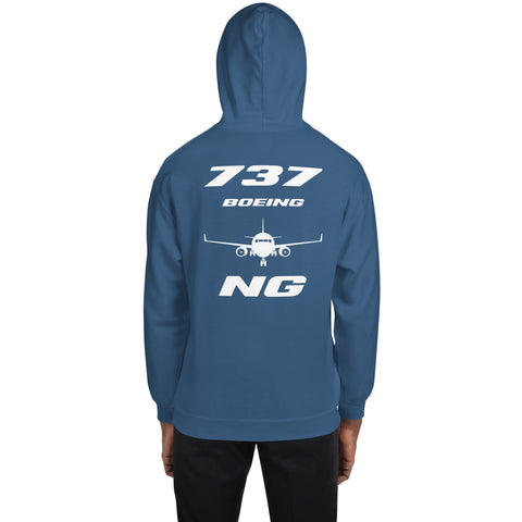 Tech-Ops Aircraft Maintenance,  Boeing 737 Next Generation Men's Hoodie