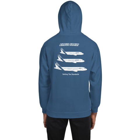 Fleet Service, Airbus Family Setting The Standards Men's Hoodie