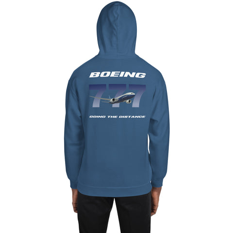 Flight Crew, Boeing 777 Going The Distance Men's Hoodie