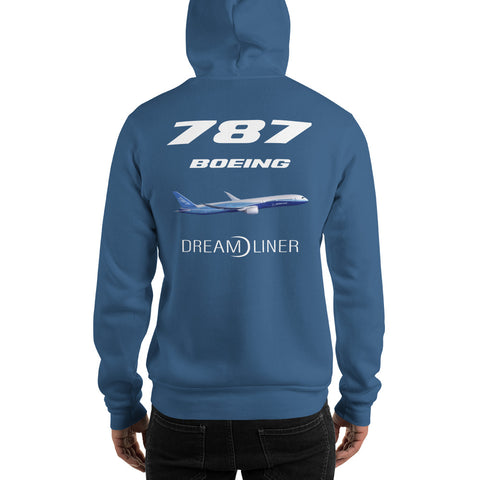 AMT Aircraft Maintenance, Boeing 787 Dream Liner Men's Hoodie