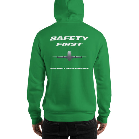 AMT Aircraft Maintenance, Safety First Aircraft Maintenance Men's Hoodie