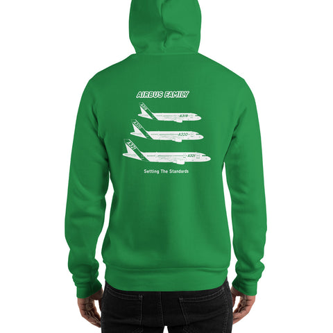 Tech-Ops Aircraft Maintenance, Airbus Family Setting The Standards Men's Hoodie