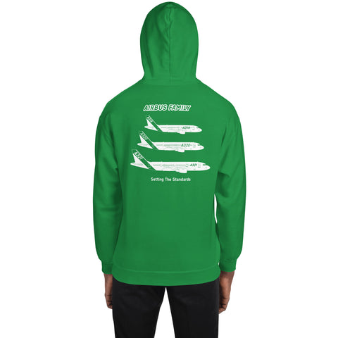 Fleet Service, Airbus Family Setting The Standards Men's Hoodie