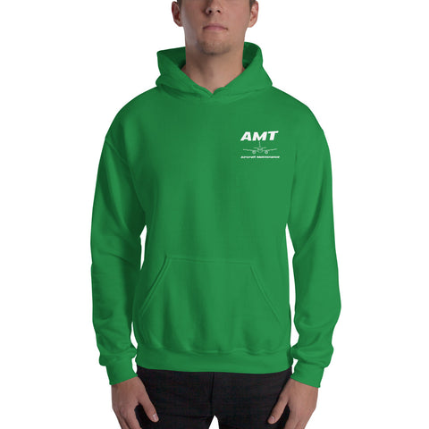 AMT Aircraft Maintenance, Airbus Family V2500 The Power Of Superior Technology Men's Hoodie