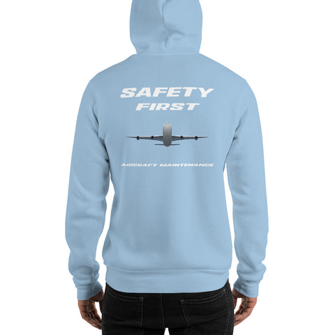 AMT Aircraft Maintenance, Safety First Aircraft Maintenance Men's Hoodie