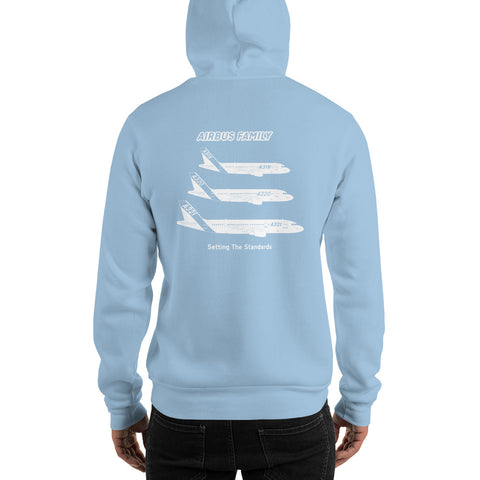 Tech-Ops Aircraft Maintenance, Airbus Family Setting The Standards Men's Hoodie