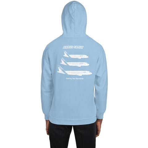 Fleet Service, Airbus Family Setting The Standards Men's Hoodie