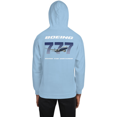 Flight Crew, Boeing 777 Going The Distance Men's Hoodie