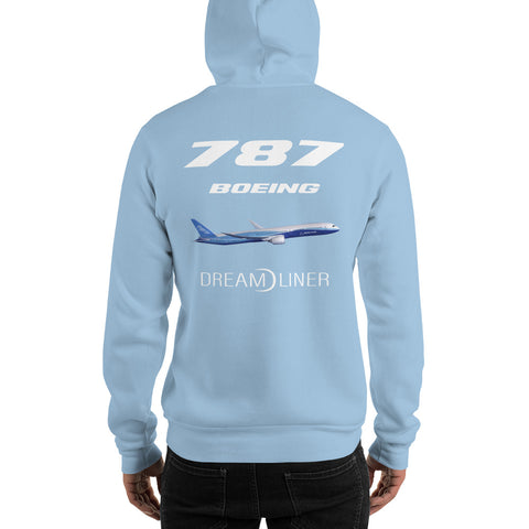 Tech-Ops Aircraft Maintenance, Boeing 787 Dreamliner Men's Hoodie