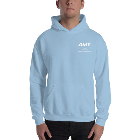 AMT Aircraft Maintenance, Airbus Family V2500 The Power Of Superior Technology Men's Hoodie