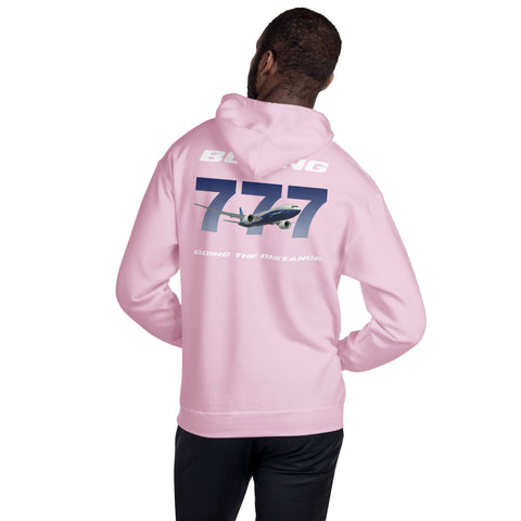 Flight Crew, Boeing 777 Going The Distance Men's Hoodie