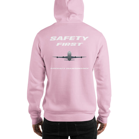 AMT Aircraft Maintenance, Safety First Aircraft Maintenance Men's Hoodie