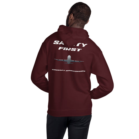 Fleet Service, Safety First Aircraft Maintenance Men's Hoodie