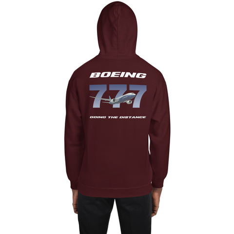 Flight Crew, Boeing 777 Going The Distance Men's Hoodie