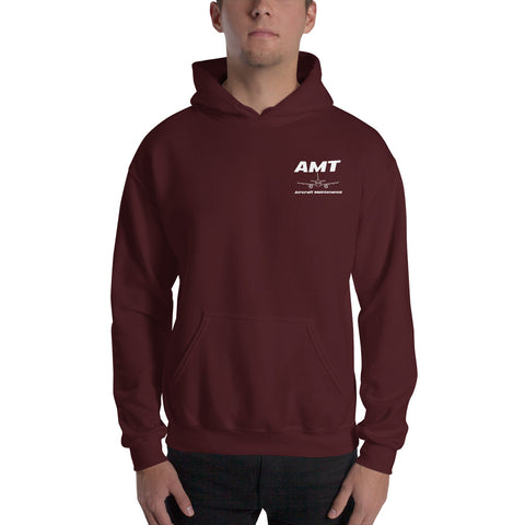 AMT Aircraft Maintenance, Airbus Family V2500 The Power Of Superior Technology Men's Hoodie