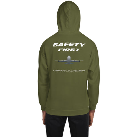 Fleet Service, Safety First Aircraft Maintenance Men's Hoodie