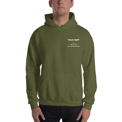 Tech-Ops Aircraft Maintenance, Boeing 787 Dreamliner Men's Hoodie