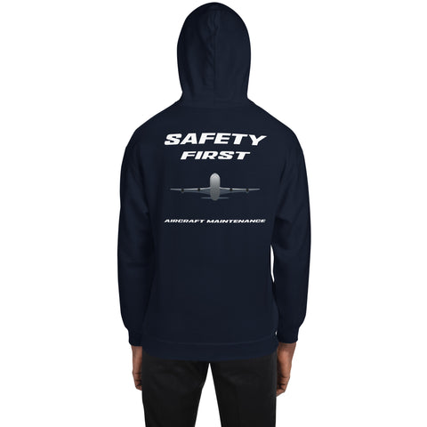 Fleet Service, Safety First Aircraft Maintenance Men's Hoodie