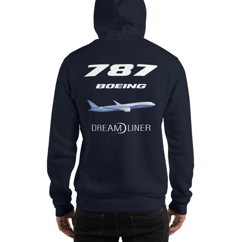 Tech-Ops Aircraft Maintenance, Boeing 787 Dreamliner Men's Hoodie