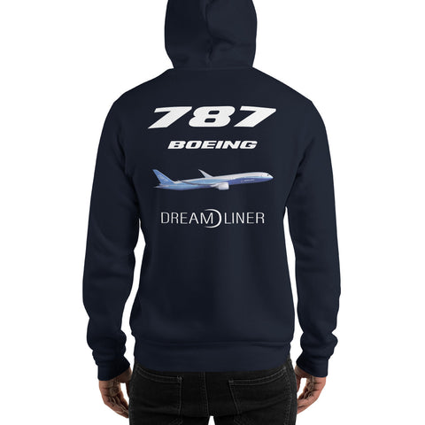 AMT Aircraft Maintenance, Boeing 787 Dream Liner Men's Hoodie