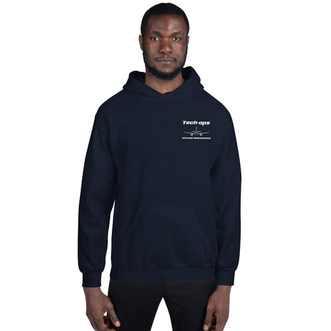 Tech-Ops Aircraft Maintenance,  Boeing 737 Next Generation Men's Hoodie