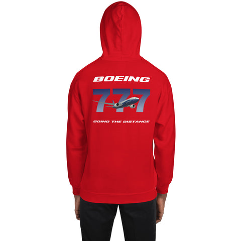 AMT Aircraft Maintenance, Boeing 777 Going The Distance Men's Hoodie