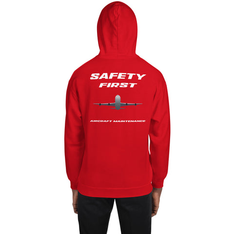 Fleet Service, Safety First Aircraft Maintenance Men's Hoodie
