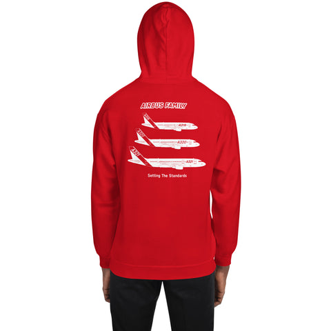 Fleet Service, Airbus Family Setting The Standards Men's Hoodie