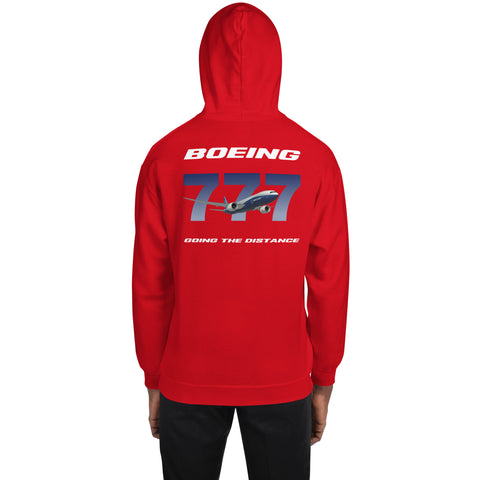 Flight Crew, Boeing 777 Going The Distance Men's Hoodie