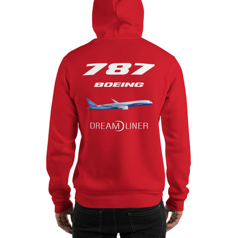 Tech-Ops Aircraft Maintenance, Boeing 787 Dreamliner Men's Hoodie