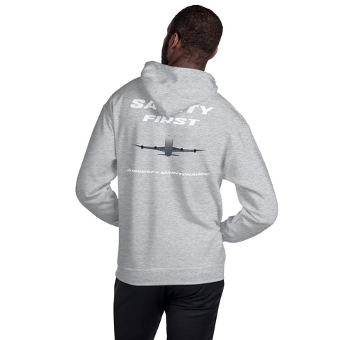 Fleet Service, Safety First Aircraft Maintenance Men's Hoodie