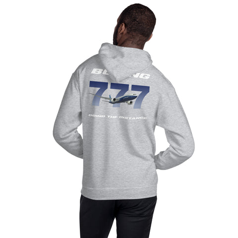 Flight Crew, Boeing 777 Going The Distance Men's Hoodie