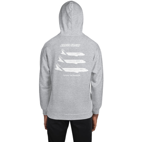 Fleet Service, Airbus Family Setting The Standards Men's Hoodie