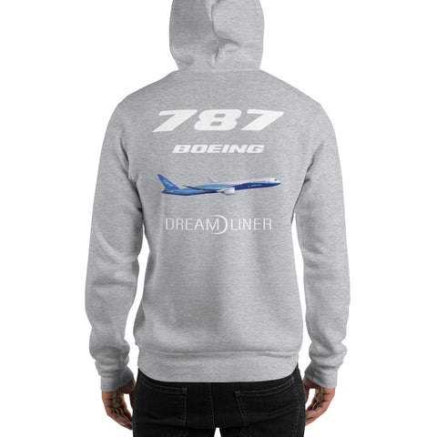 AMT Aircraft Maintenance, Boeing 787 Dream Liner Men's Hoodie