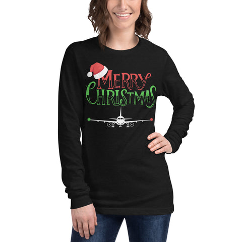Merry Christmas Unisex Long Sleeve Tee