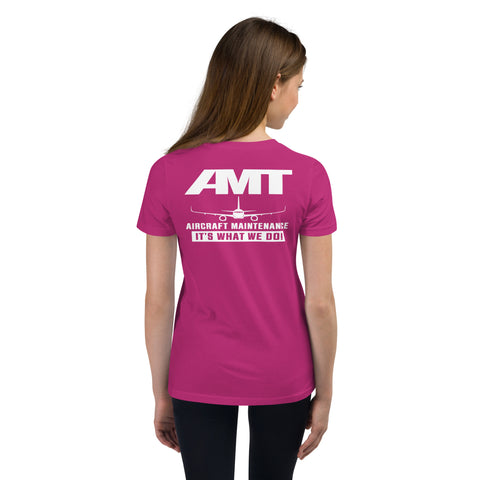 AMT Aircraft Maintenance, AMT Aircraft Maintenance It's What We Do ! Youth Short Sleeve T-Shirt