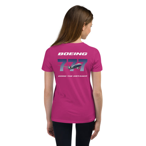 Flight Crew, Boeing 777 Going The Distance Youth Short Sleeve T-Shirt