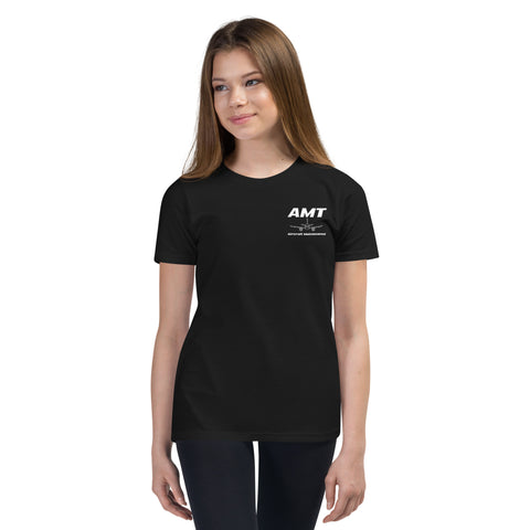 AMT Aircraft Maintenance, Boeing 777 Going The Distance Youth Short Sleeve T-Shirt
