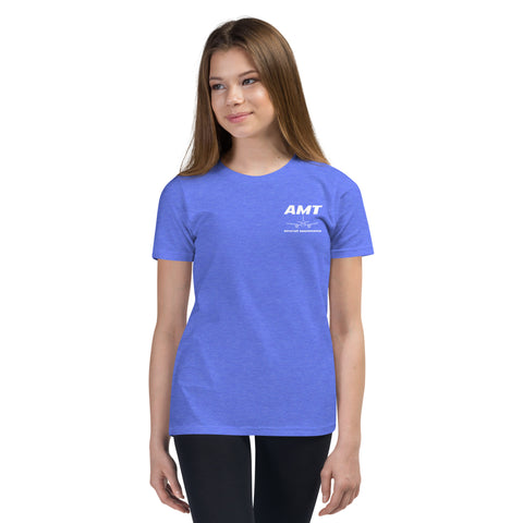 AMT Aircraft Maintenance, Airbus Family V2500 The Power Of Superior Technology Youth Short Sleeve T-Shirt