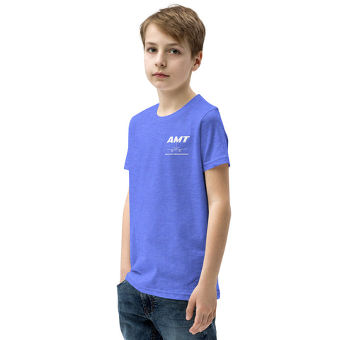 AMT Aircraft Maintenance, Boeing 777 Going The Distance Youth Short Sleeve T-Shirt