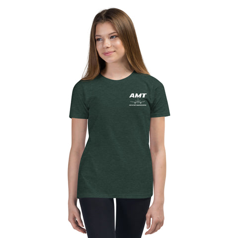 AMT Aircraft Maintenance, CFM56 Turbofan Engine Youth Short Sleeve T-Shirt