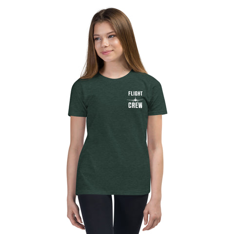 Flight Crew, 737 Boeing Next Generation Youth Short Sleeve T-Shirt
