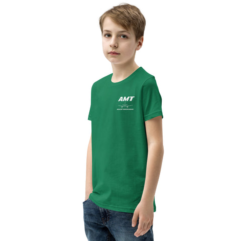 AMT Aircraft Maintenance, Airbus Family Setting The Standards Youth Short Sleeve T-Shirt