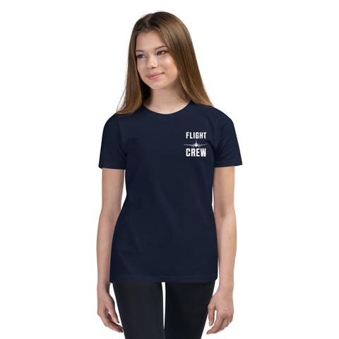 Flight Crew, Airbus Family V2500 The Power Of Superior Technology Youth Short Sleeve T-Shirt