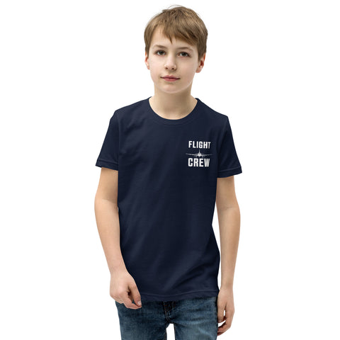 Flight Crew, Airbus Family V2500 The Power Of Superior Technology Youth Short Sleeve T-Shirt