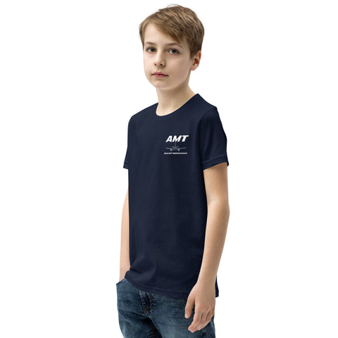 AMT Aircraft Maintenance, Boeing 777 Going The Distance Youth Short Sleeve T-Shirt