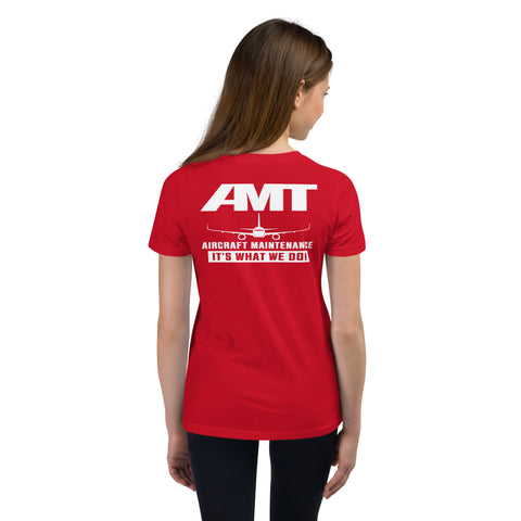AMT Aircraft Maintenance, AMT Aircraft Maintenance It's What We Do ! Youth Short Sleeve T-Shirt